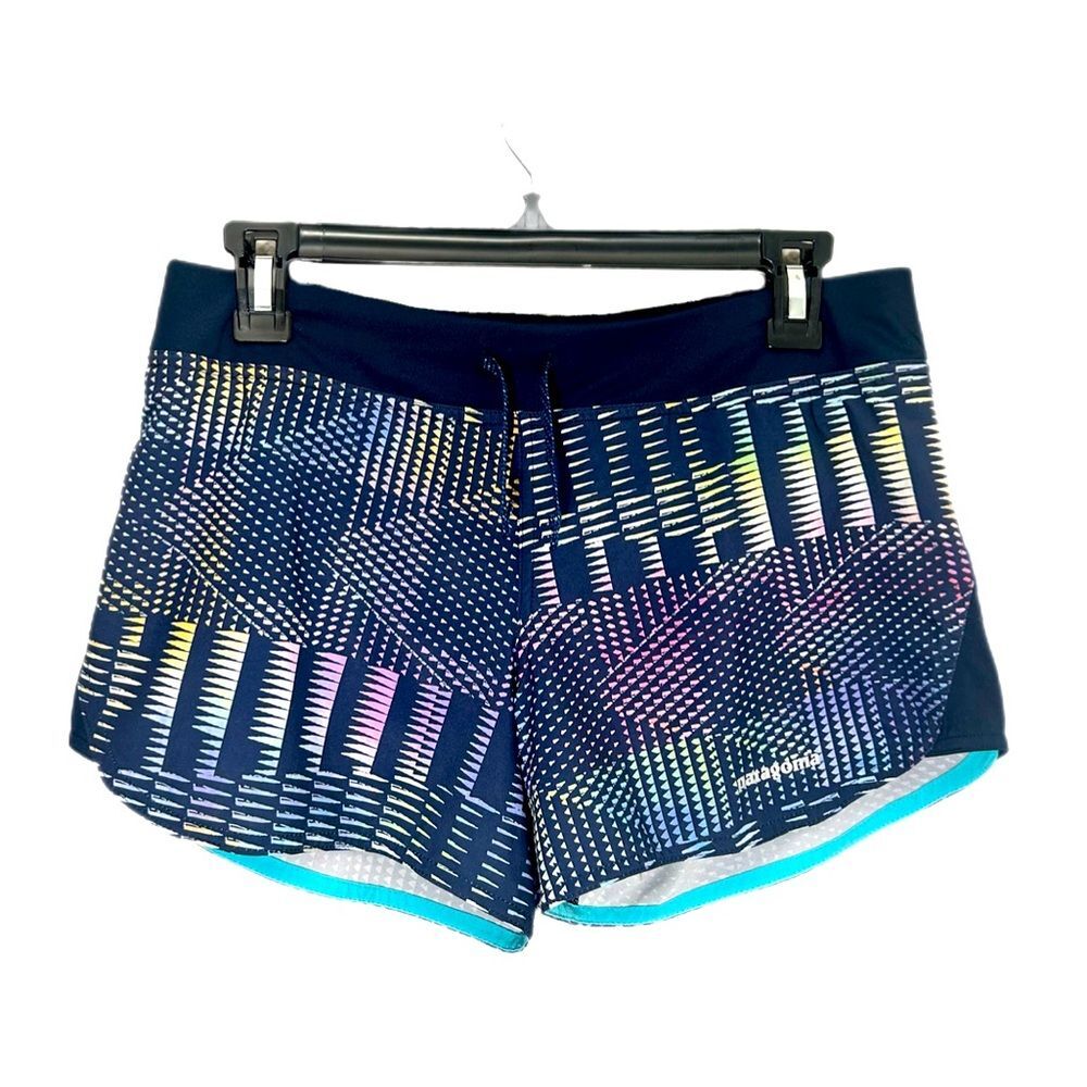 Patagonia® Worn Wear Women’s Nine Trails Shorts Size XS Shadow Pop Navy Blue